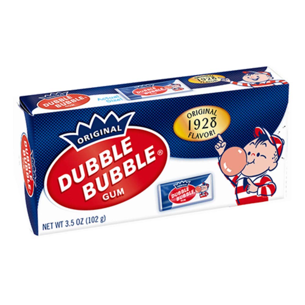 
                
                    Load image into Gallery viewer, Dubble Bubble Bubble Gum Individually Wrapped 1928 Flavor Theater Box
                
            