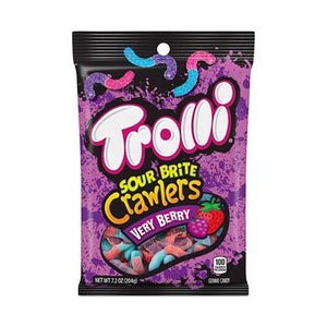 
                
                    Load image into Gallery viewer, Trolli Sour Brite Crawlers Very Berry Bag (5 Ounces)
                
            