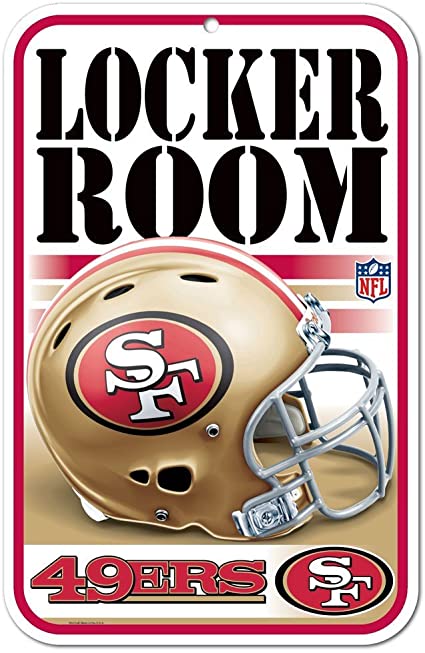 
                
                    Load image into Gallery viewer, San Francisco 49ers Locker Room Sign
                
            