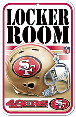 San Francisco 49ers Locker Room Sign