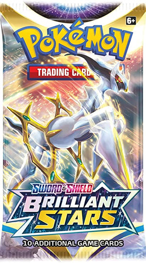
                
                    Load image into Gallery viewer, Pokemon TCG Brilliant Stars Booster Pack (10 Cards)
                
            