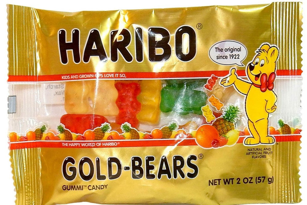 
                
                    Load image into Gallery viewer, Haribo Gold bears Bag (2 Ounce)
                
            