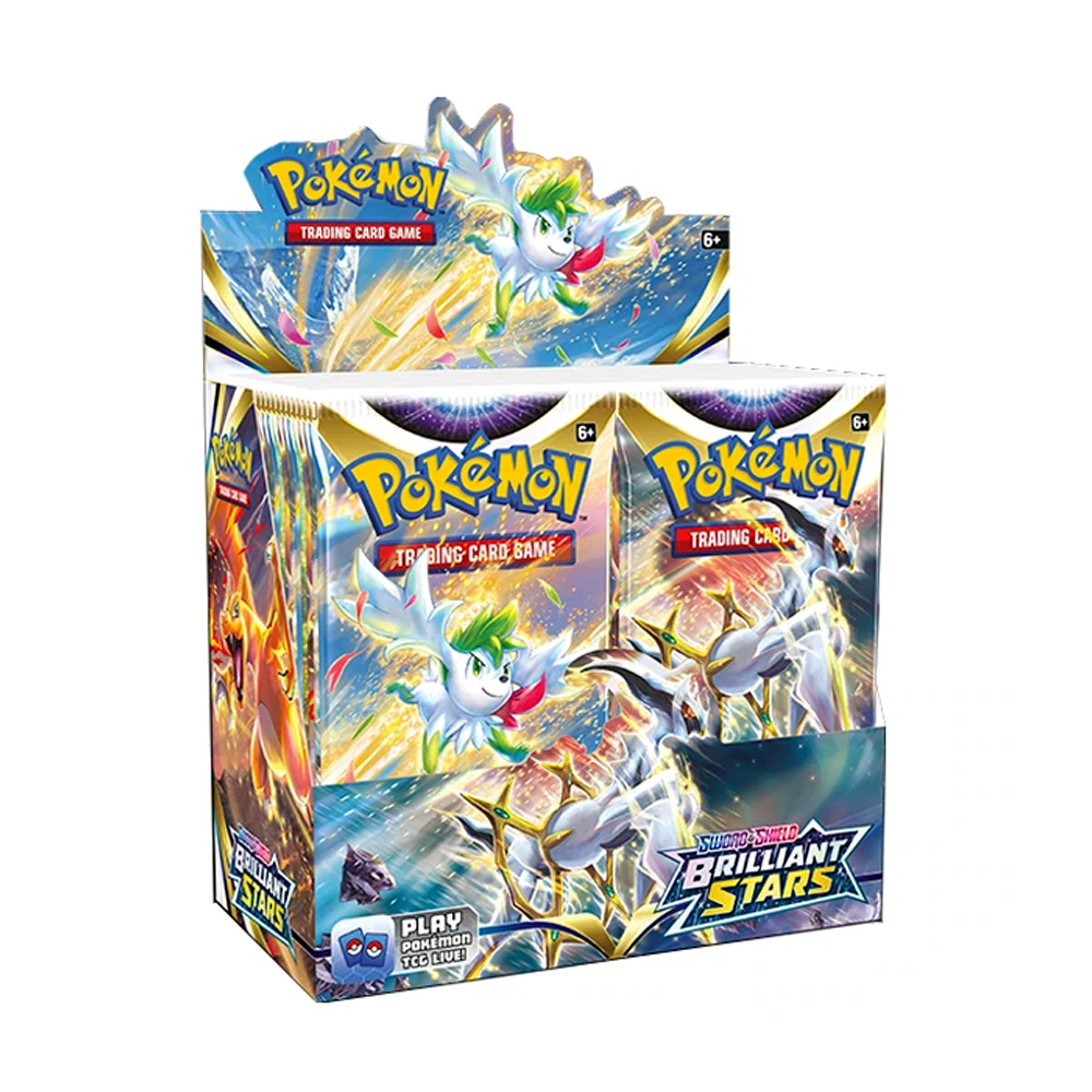 
                
                    Load image into Gallery viewer, Pokemon TCG Brilliant Stars Booster Box (36 Packs)
                
            