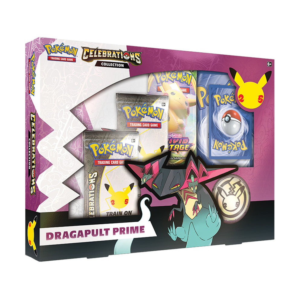 
                
                    Load image into Gallery viewer, Pokemon TCG Celebrations Dragapult Prime Collection Box
                
            