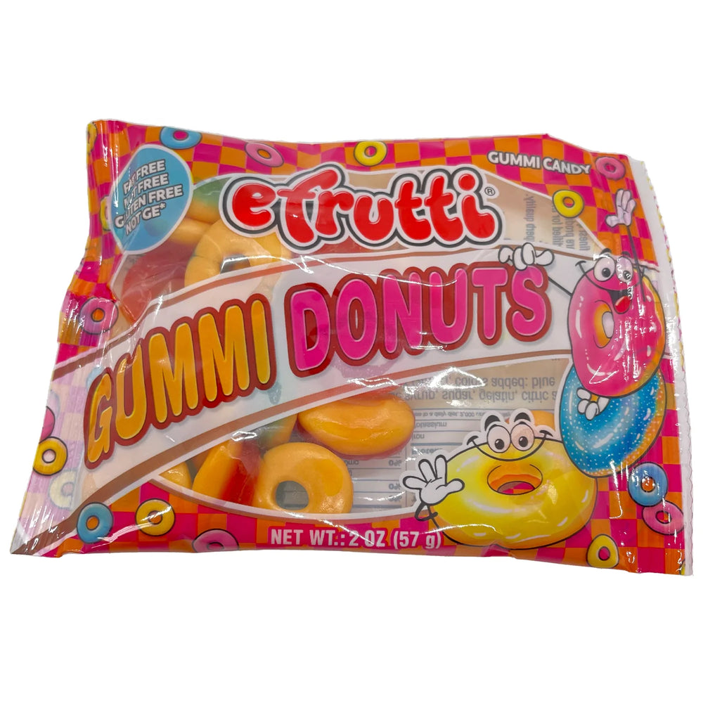 Efrutti Gummi Donuts Fat Free