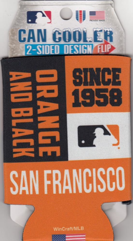 San Francisco Giants Can Cooler 2-sided design