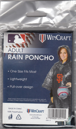 
                
                    Load image into Gallery viewer, San Francisco Giants Adult Rain Poncho
                
            
