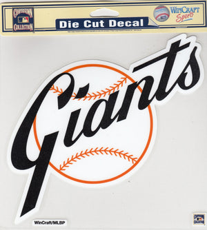 San Francisco Giants Cooperstown Collection Die Cut Decal