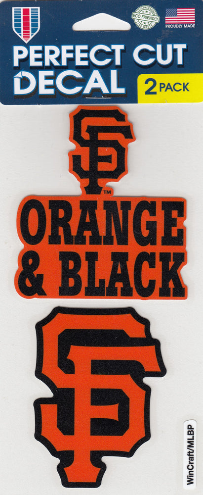 San Francisco Giants Perfect Cut Decal 2-Pack