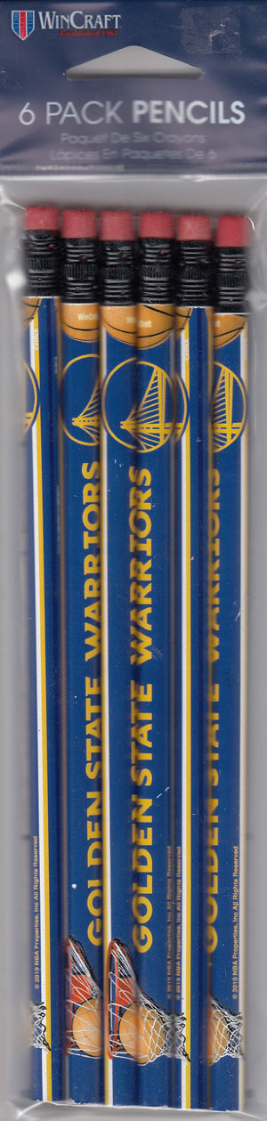 Golden State Warriors 6-Pack Pencil