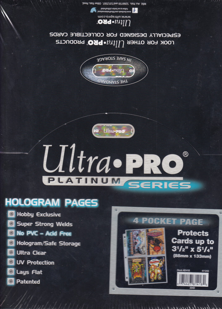 Ultra Pro Assorted Page Boxes (100 Pages)