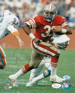 Roger Craig San Francisco 49ers Autographed 8x10 Photo (Vertical, Running, Red Jersey)