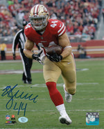 Kyle Juszczyk San Francisco 49ers Autographed 8x10 Photo (Vertical, Running, Red Jersey)