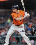 Alex Dickerson San Francisco Giants Autographed 8x10 Photo (Vertical, Batting, Orange Jersey)