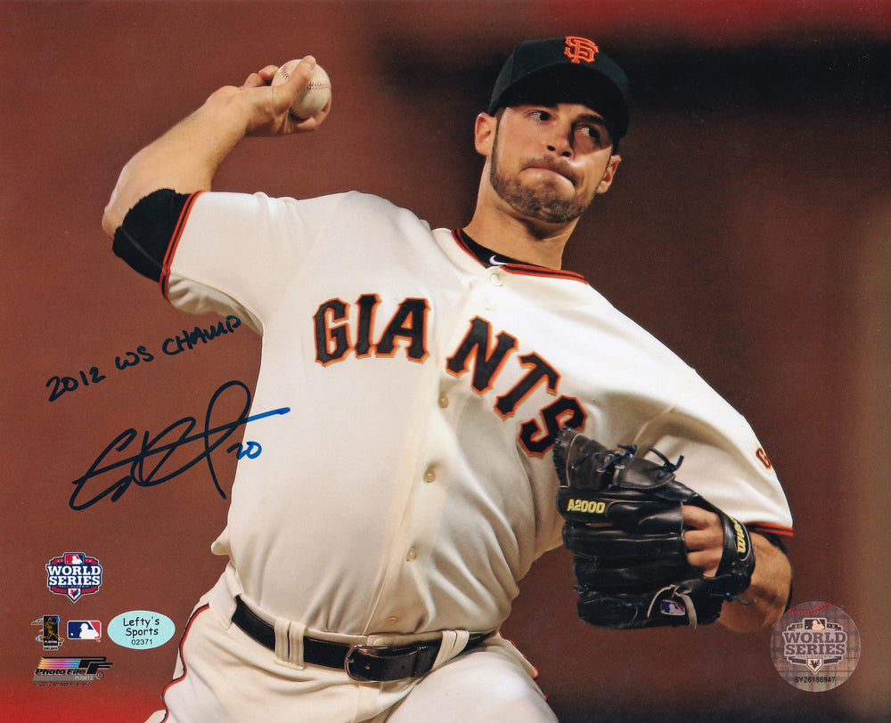 George Kontos "2012 WS Champ" San Francisco Giants Autographed 8x10 Photo! (Hor