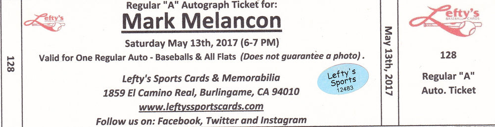 
                
                    Load image into Gallery viewer, Mark Melancon San Francisco Giants Autographed 8x10 Photo (Vertical, Pitching, White jersey)
                
            