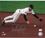 Omar Vizquel San Francisco Giants Autographed 8x10 Photo (Horizontal, Diving, White Jersey)