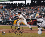 Omar Vizquel San Francisco Giants Autographed 8x10 Photo (Horizontal, Bunting, White Jersey)