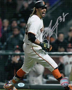 
                
                    Load image into Gallery viewer, Michael Morse San Francisco Giants Autographed 8x10 Photo (Vertical, White Jersey)
                
            