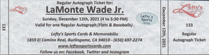 
                
                    Load image into Gallery viewer, LaMonte Wade Jr. San Francisco Giants Autographed 8x10 Photo (Horizontal, After Swing, Gray Jersey)
                
            