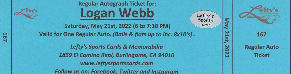 Logan Webb San Francisco Giants Autographed 8x10 Photo (Horizontal, Pitching, White Jersey)