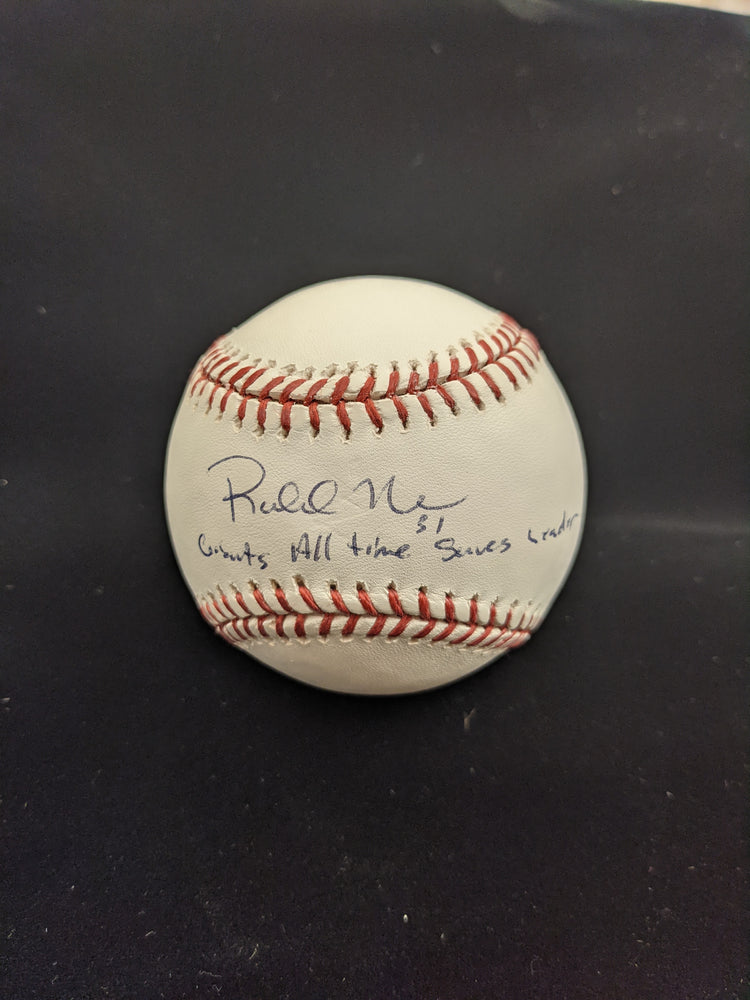 
                
                    Load image into Gallery viewer, Robb Nen &amp;quot;Giants All Time Saves Leader&amp;quot; Autographed Baseball
                
            