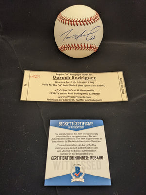 Dereck Rodriguez San Francisco Giants Autographed Baseball