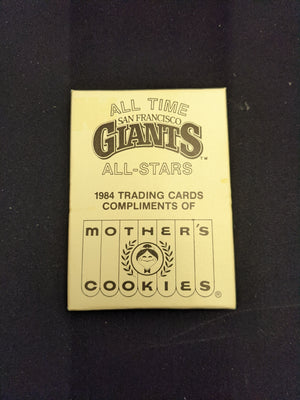 Giants 1984 All-Stars Mothers Cookies Stadium Giveaway Set