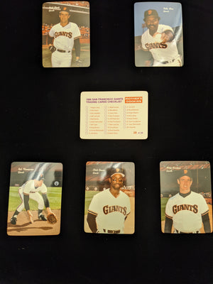 
                
                    Load image into Gallery viewer, Giants 1986 Mothers Cookies Stadium Giveaway Team Set (28 Cards)
                
            