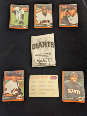 
                
                    Load image into Gallery viewer, Giants 1997 Mothers Cookies Stadium Giveaways Team Set
                
            