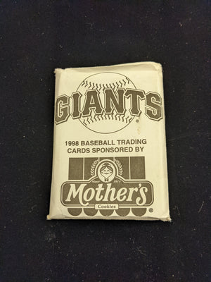 Giants 1998 Mothers Cookies Stadium Giveaways Team Set