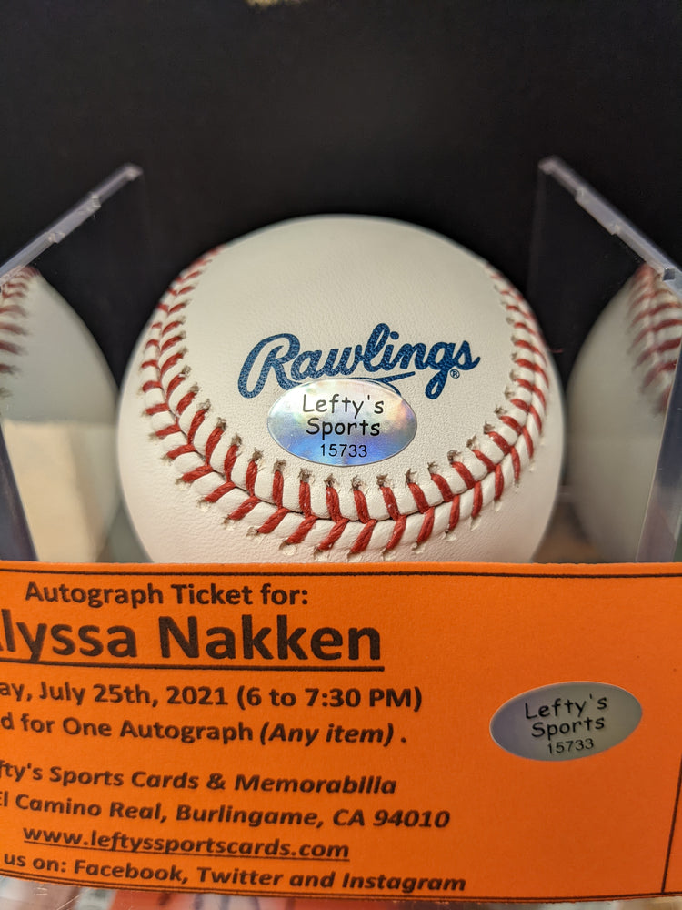 Alyssa Nakken San Francisco Giants Autographed Baseball