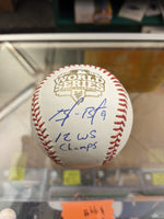Brandon Belt "12 WS Champs" San Francisco Giants Autographed 2012 World Series Baseball