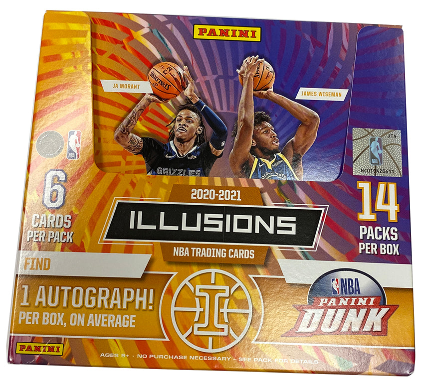Panini Illusions Basketball 2020-21 Hobby Box (14 Packs)