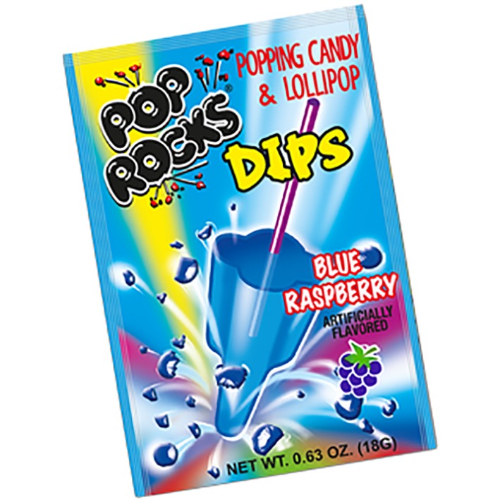 
                
                    Load image into Gallery viewer, Pop Rocks Dips Popping Candy &amp;amp; Lollipop Pack (.63 Ounces)
                
            