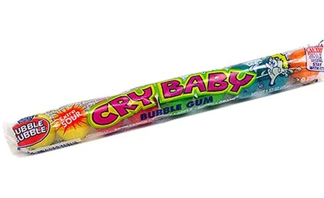 
                
                    Load image into Gallery viewer, Dubble Bubble Extra Sour Cry Baby Bubble Gum (1.67 Ounces)
                
            