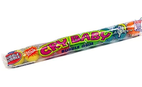 Dubble Bubble Extra Sour Cry Baby Bubble Gum (1.67 Ounces