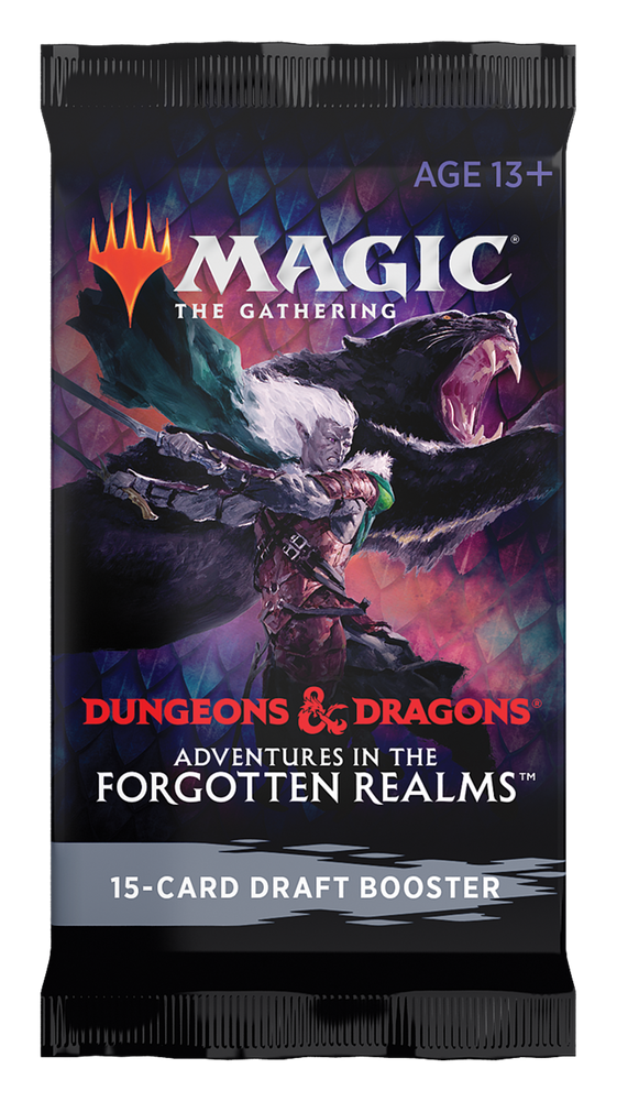 Magic the Gathering Dungeons & Dragons Adventures in the Forgotten Realms Draft Booster (15 Cards)