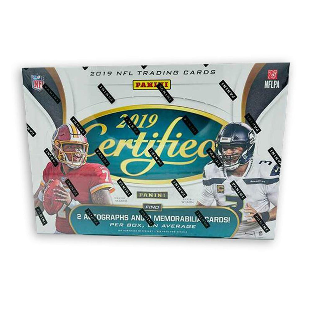 
                
                    Load image into Gallery viewer, Panini 2019 Certified Football Hobby Box (10 Packs)
                
            