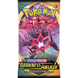 Pokemon Sword & Shield Darkness Ablaze Booster Pack (10 Cards)