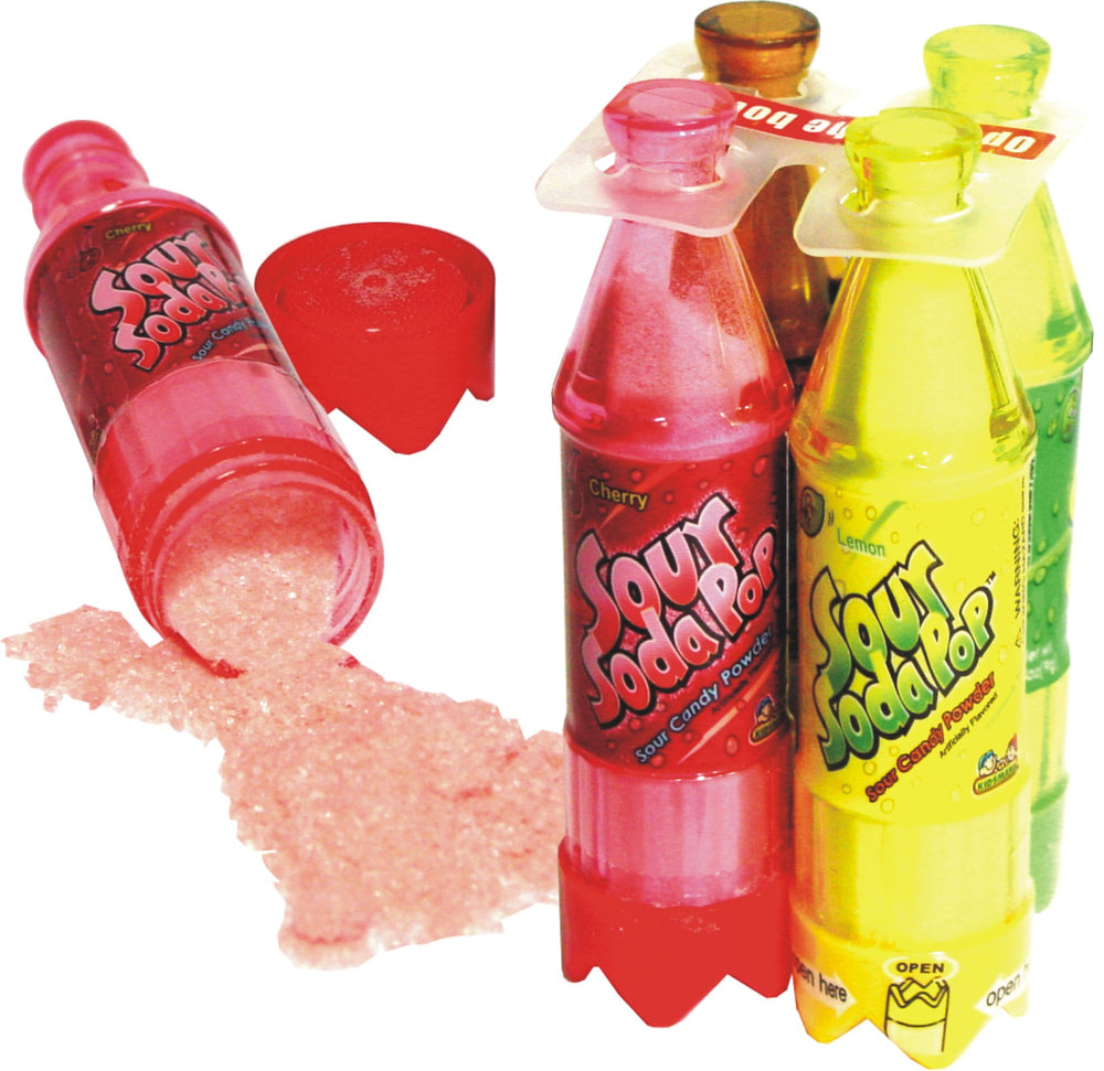Sour Soda Pop Candy 4 Pack