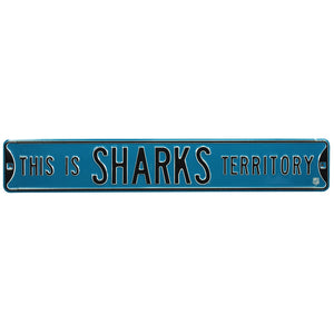 WinCraft This is Sharks Territory Metal Sign