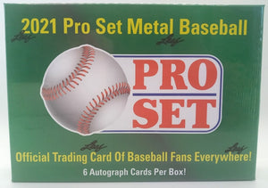 
                
                    Load image into Gallery viewer, Leaf Pro Set Metal Baseball 2021 Hobby Box (6 Cards)
                
            