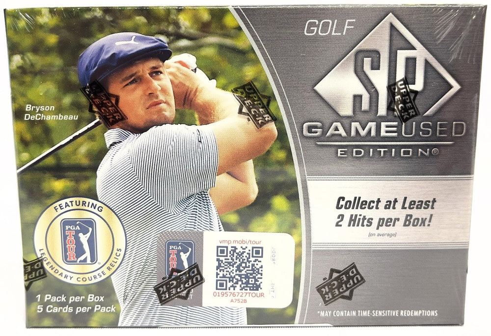 Upper Deck 2021 Golf SP Game Used Edition Box (1 Pack)
