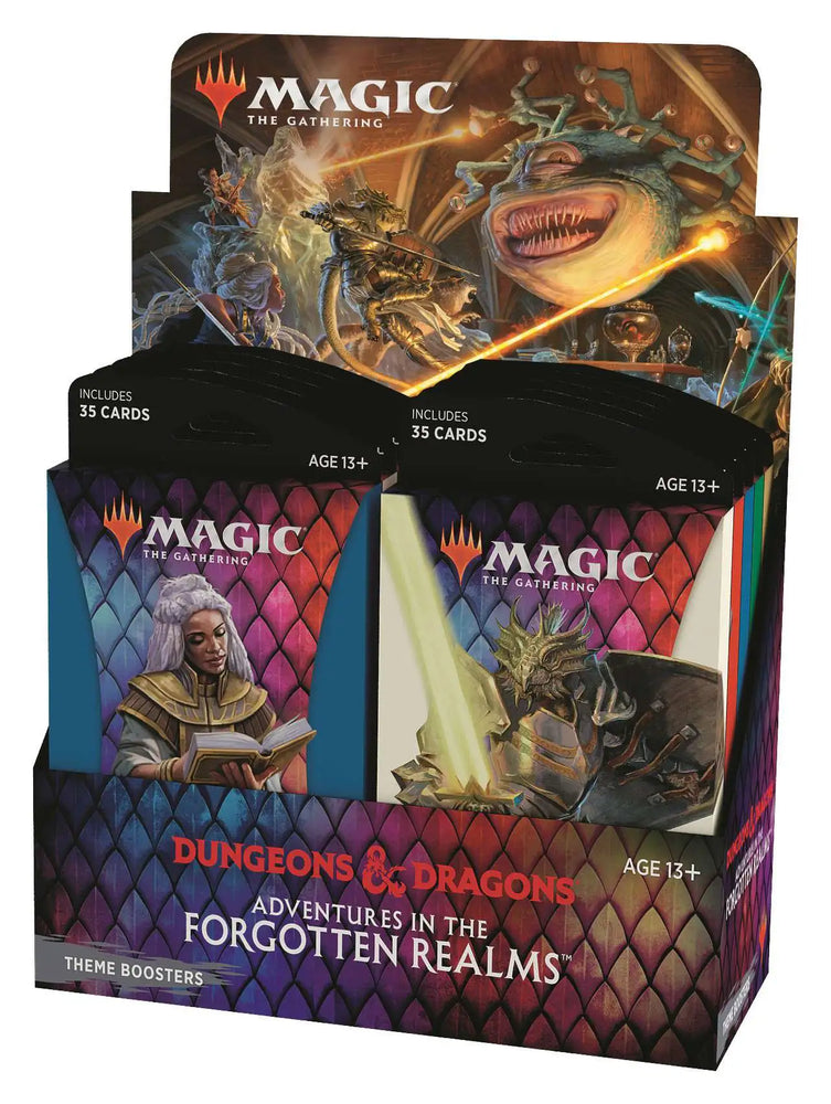 
                
                    Load image into Gallery viewer, Magic the Gathering Dungeons &amp;amp; Dragons Adventures in the Forgotten Realms Theme Booster Box (12 Packs)
                
            