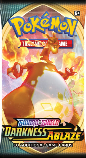 Pokemon Sword & Shield Darkness Ablaze Booster Pack (10 Cards) Lefty's Sports Pokemon Sword & Shield Darkness Ablaze Booster Pack (10 Cards) Lefty's Sports