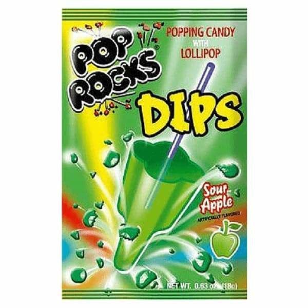 Pop Rocks Dips Popping Candy & Lollipop Pack (.63 Ounces)