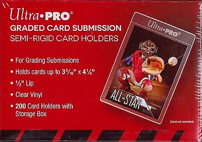 Ultra Pro Graded Card Submission Holder Box (200 Card Holders)