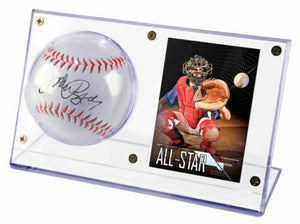 
                
                    Load image into Gallery viewer, Ultra Pro Acrylic Baseball &amp;amp; Card Display
                
            