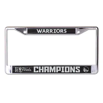 Golden State Warriors 2022 Finals Champions Black and Silver License Plate
